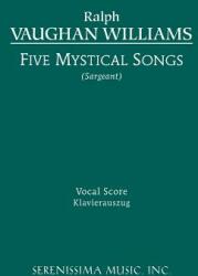 Five Mystical Songs: Vocal score (ISBN: 9781608740482)