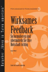 Feedback That Works - Sloan R Weitzel (ISBN: 9781604910179)