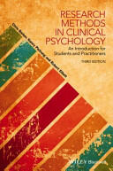 Research Methods in Clinical Psychology: An Introduction for Students and Practitioners (2015)