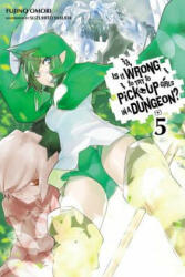 Is It Wrong to Try to Pick Up Girls in a Dungeon? , Vol. 5 (light novel) - Fujino Omori (2016)