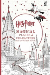 Harry Potter Magical Places and Characters Colouring Book - Warner Bros (2016)
