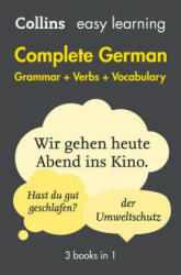 Easy Learning German Complete Grammar, Verbs and Vocabulary (3 books in 1) - Collins Dictionaries (2016)