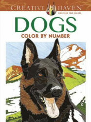Creative Haven Dogs Color by Number Coloring Book (2016)