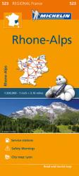 523. Rhone Alpes térkép Michelin 1: 200 000 (2016)