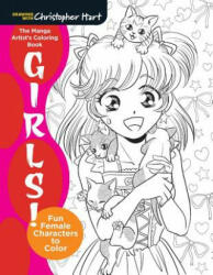 Manga Artist's Coloring Book: Girls! - Christopher Hart (2016)