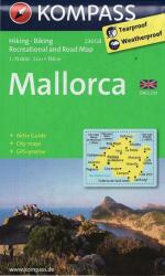 230GB. Mallorca, 1: 75 000, E turista térkép Kompass (ISBN: 9783990441794)
