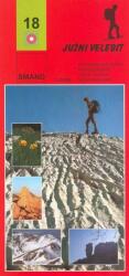 18 Juzni Velebit turista térkép Smand 1: 30 000 Velebit dél (ISBN: 9789537163020)