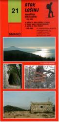 21. Otok Losinj turista térkép - Losinj-sziget térkép 1: 25000 2015 (ISBN: 9789537163174)