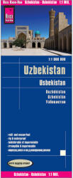 Üzbegisztán térkép Reise, Usbekistan térkép vízálló 2018, 1 : 1 000 000 (ISBN: 9783831772742)