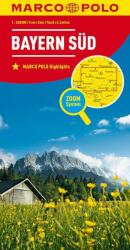 Bajorország dél térkép Marco Polo 1: 200 000 (ISBN: 9783829740746)
