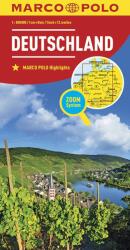Németország térkép Marco Polo 1: 800 000 (ISBN: 9783829738248)