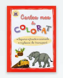 Cartea mea de colorat. Legume, Fructe, Animale, Mijloace de transport (ISBN: 9786066830225)