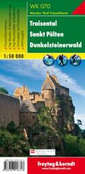 WK 070 TRAISENTAL · ST. PÖLTEN · DUNKELSTEINERWALD turistatérkép 1: 50 000 2016 (ISBN: 9783707916713)
