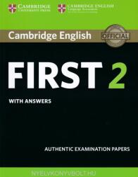 Cambridge English First 2 Student's Book with Answers: Authentic Examination Papers (ISBN: 9781316503577)