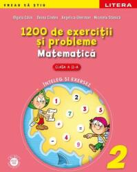 1200 de exercitii si probleme pentru clasa a 2-a - Doina Cindea (ISBN: 9786063309120)