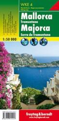 WKE 4 Mallorca térkép, Tramuntana térkép Freytag 1: 50 000 2016 (ISBN: 9783707915457)