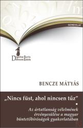 „NINCS FÜST, AHOL NINCSEN TŰZ. AZ ÁRTATLANSÁG VÉLELMÉNEK ÉRVÉNYESÜLÉSE A MAGYAR BÜNTETŐBÍRÓSÁGOK GYAKORLATÁBAN (2016)