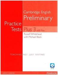 Teste practice Plus PET 3 cu barem și pachet Multi-ROM/CD audio (ISBN: 9781292159577)