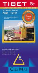 Tibet térkép Gizi Map 1: 2 000 000 (2003)