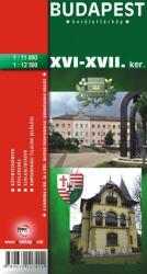 Budapest XVI és XVII. kerület térkép (2004)