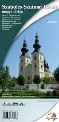 Szabolcs-Szatmár-Bereg megye- hajtogatott térkép (ISBN: 9789639618213)