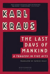Last Days of Mankind - Karl Kraus (ISBN: 9789492027030)