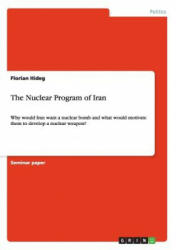 Nuclear Program of Iran - Florian Hideg (ISBN: 9783656759034)