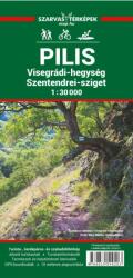 Pilis, Visegrádi-hegység, Szentendrei-sziget - turistatérkép - Szarvas (ISBN: 9789639549203)