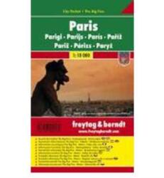 Párizs, 1: 10 000 City Pocket vízhatlan Freytag térkép PL 69 CP (ISBN: 9783707909289)