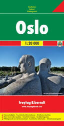 Oslo térkép Freytag & Berndt 1: 20 000 (ISBN: 9783707903522)