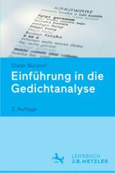 Einfuhrung in die Gedichtanalyse - Dieter Burdorf (ISBN: 9783476022271)