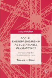 Social Entrepreneurship as Sustainable Development - Tamara L. Stenn (ISBN: 9783319480596)