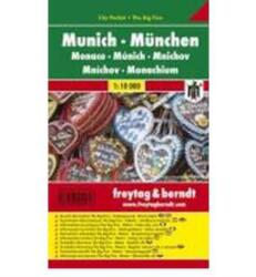München, 1: 10 000 City Pocket vízhatlan Freytag térkép PL 26 CP (ISBN: 9783707909913)