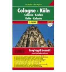 Köln térkép Freytag Köln várostérkép 1: 10 000 (ISBN: 9783707909890)