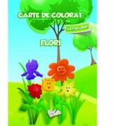 Carte de colorat cu abtibilduri. Flori (ISBN: 9786065741546)