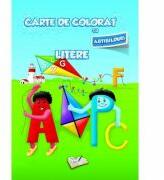 Carte de colorat cu abtibilduri. Litere (ISBN: 9786065741539)