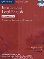 International Legal English Student's Book with Audio CDs: A Course for Classroom or Self-study Use - Amy Bruno-Linder (ISBN: 9780521279451)