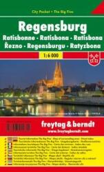 Regensburg, 1: 6 000 City Pocket vízhatlan Freytag térkép PL 91 CP (ISBN: 9783707912654)