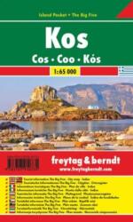 Kos sziget térkép (ISBN: 9783707910735)