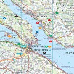 Bóden-tó, 1: 115 000 Freytag térkép LSP 1 (ISBN: 9783707910803)