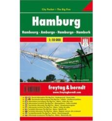 Hamburg, 1: 10 000 City Pocket vízhatlan Freytag térkép PL 133 CP (ISBN: 9783707911022)