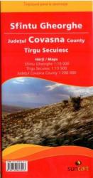 Kézdivásárhely térkép Suncart 1: 13 500 Sepsiszentgyörgy térkép 1: 10 000 (ISBN: 9789738643093)