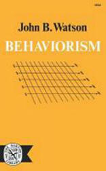 Behaviorism (ISBN: 9780393005240)