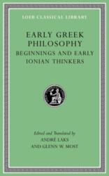 Early Greek Philosophy, Volume I (ISBN: 9780674996540)