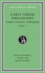 Early Greek Philosophy - Glenn W. Most (ISBN: 9780674996915)