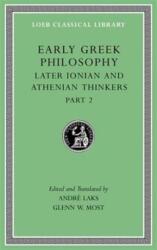 Early Greek Philosophy, Volume VII (ISBN: 9780674997080)