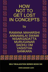 How Not to Get Lost in Concepts - Ramana Maharshi, Nisargadatta Maharaj, Vasistha (ISBN: 9780982965115)