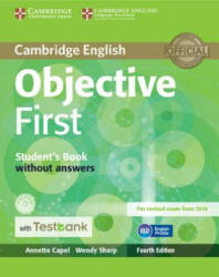 Objective First Student's Book without Answers with CD-ROM with Testbank - Annette Capel (ISBN: 9781107542402)