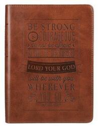 Journal Lux-Leather Be Strong Courageous Josh 1: 9 (ISBN: 9781432115463)