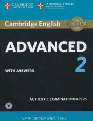 Cambridge English: Advanced 2 - Student's Book Authentic Examination Papers (ISBN: 9781316504499)